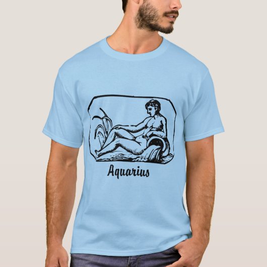 Aquarius - Gepersonaliseerd T-shirt (Voorkant)