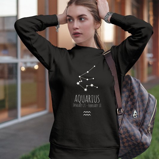 Aquarius | Gepersonaliseerde zodiac-constellatie Trui