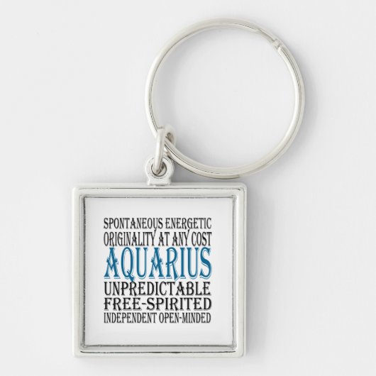 Aquarius Gifts Sleutelhanger (Voorkant)