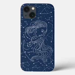 Aquarius Girl Zodiac Sign Case-Mate iPhone Case