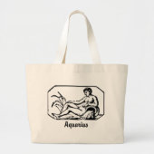 Aquarius Grote Tote Bag (Voorkant)