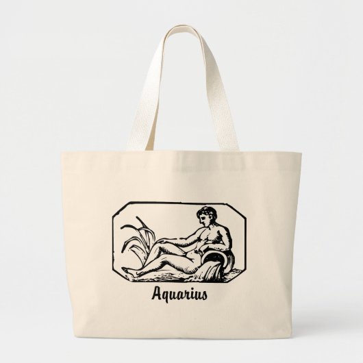 Aquarius Grote Tote Bag (Voorkant)