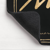 Aquarius hammered goud gestileerde astrologiesymbo muismat (Hoek)