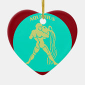 Aquarius Heart Ornament (Voorkant)