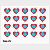 Aquarius Heart Sticker (Vel)