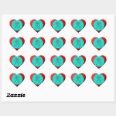 Aquarius Heart Sticker (Vel)