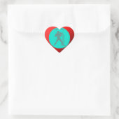 Aquarius Heart Sticker (Tas)
