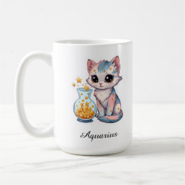 Aquarius Hemel Zodiac Mok - Roze Waterdrager