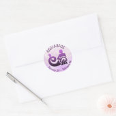 Aquarius Horoscope Astrology Zodiac Sign Ronde Sticker (Envelop)