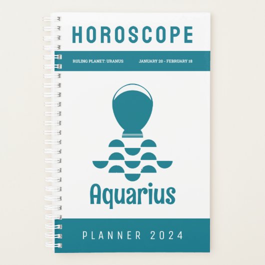 Aquarius Horoscope Planner (Voorkant)