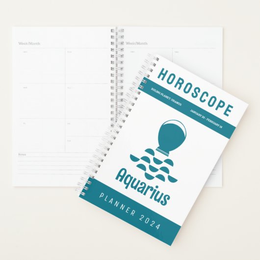 Aquarius Horoscope Planner (Display)