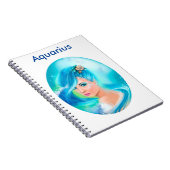 Aquarius Horoscope Zodiac Fantasy Notitieboek (Rechterzijde)