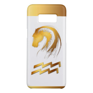 Aquarius Horse Westerne Chinese astrologie Samsung Case-Mate Samsung Galaxy S8 Hoesje