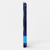 Aquarius in Dark Blue Hoesje-Mate iPhone Case (Achterkant/links)