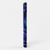 Aquarius in donkerblauw II Case-Mate iPhone Case (Achterkant/rechts)
