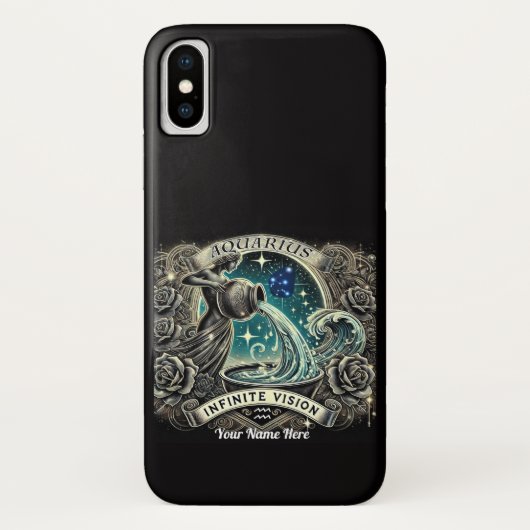 Aquarius "Infinite Vision" iPhone-hoesje Case-Mate iPhone Case (Achterkant)