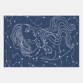 Aquarius Inpakpapier Vel