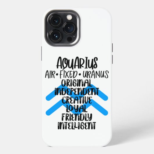 Aquarius iPhone Hoesje (Achterkant)
