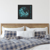 Aquarius — jan. 20 feb. 18 canvas afdruk (Insitu (Slaapkamer))