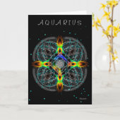 Aquarius Kaart (Gele Bloem)