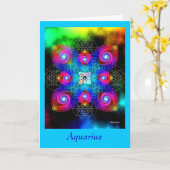 Aquarius Kaart (Gele Bloem)