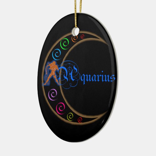 Aquarius Keramisch Ornament (Links)
