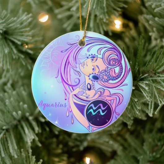 Aquarius Keramisch Ornament (Boom)