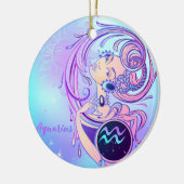Aquarius Keramisch Ornament (Links)