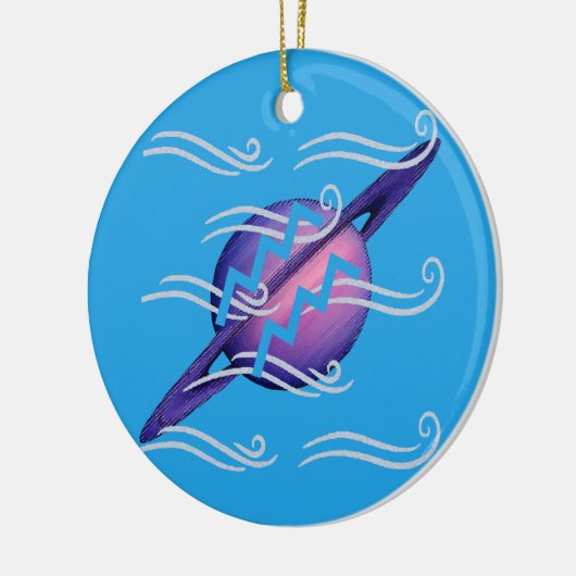 Aquarius Keramisch Ornament (Links)