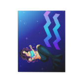 Aquarius-laptop Notitieblok (Linkerzijde)