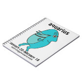Aquarius-laptop Notitieboek (Linkerzijde)