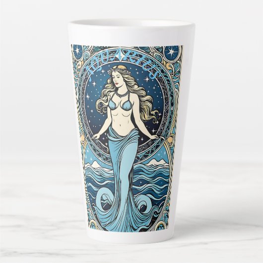 Aquarius Latte Mok (Voorkant)