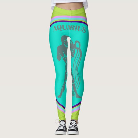 Aquarius-Leggings Leggings (Voorkant)