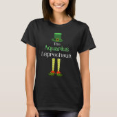 Aquarius Leprechaun Matching Family Group St. Patr T-shirt (Voorkant)