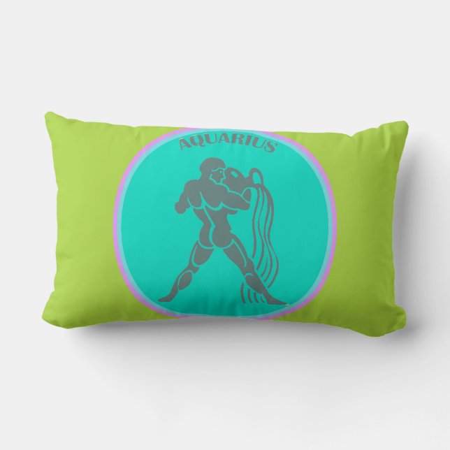 Aquarius Lumbar Pillow Kussen (Achterkant)