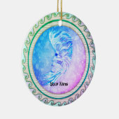 Aquarius Maan Vrouw ornament (Rechts)