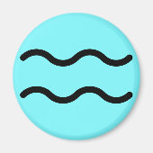 Aquarius-magneet Magneet (Voorkant)