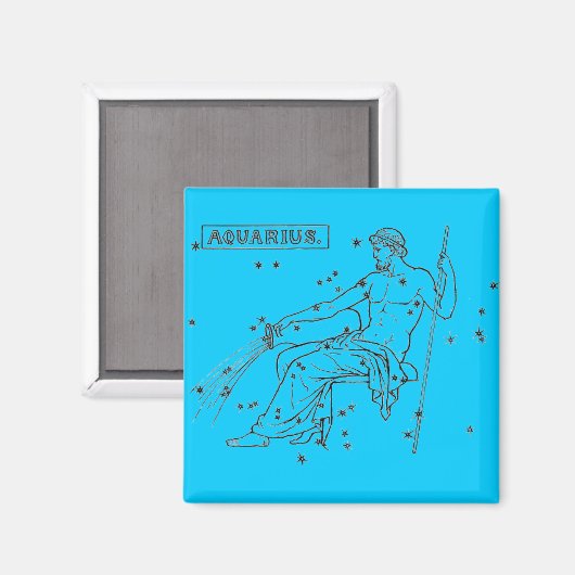 Aquarius Magnet (Voorkant / Achterkant)