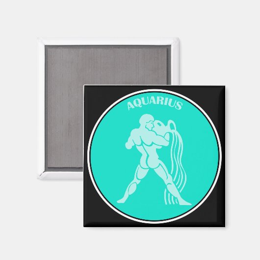 Aquarius Magnet (Voorkant / Achterkant)