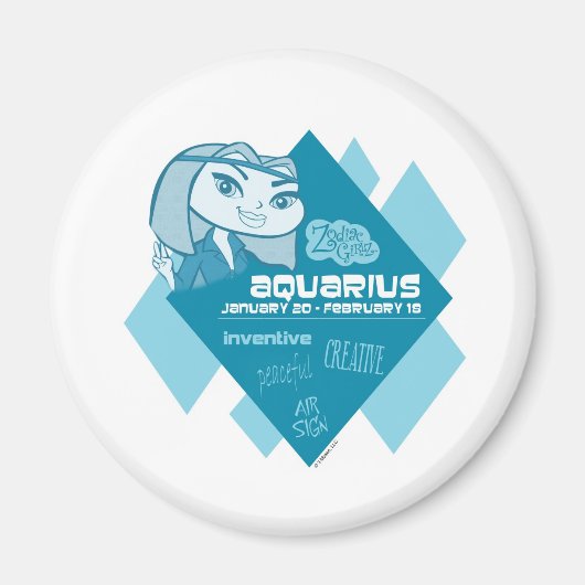 Aquarius Magnet (Voorkant)