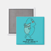 Aquarius Magnet (Voorkant / Achterkant)