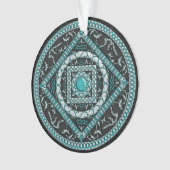 Aquarius Mandala Acryl Ornament (voorkant)