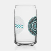 Aquarius Mandala Blikvorm Glas (Rechts)