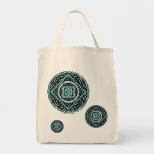 Aquarius Mandala Canvas tas (Voorkant)