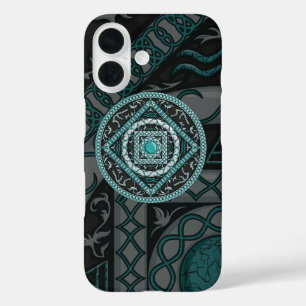 Aquarius Mandala Hoesje-Mate Telefoonhoesje iPhone 16 Hoesje