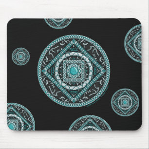 Aquarius Mandala Mousepad Muismat