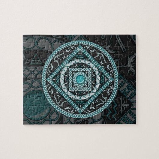 Aquarius Mandala Puzzle Legpuzzel (Horizontaal)