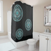 Aquarius Mandala Shower Curtain Douchegordijn (In situ)