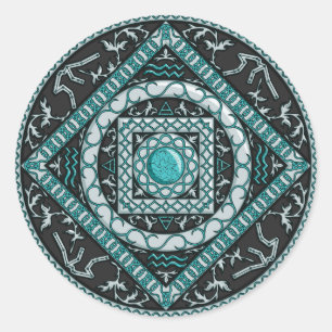 Aquarius Mandala Sticker
