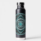 Aquarius Mandala Waterfles (Links)